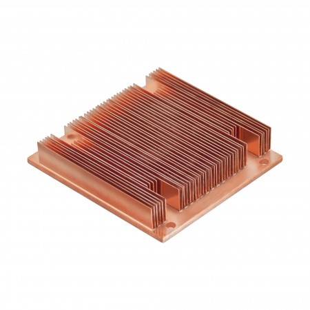 CPU air cooler with copper soldering cooling fins
