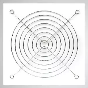 140mm Kühlgebläse Metall-Fingerschutzgitter Schutz - Eingebauter Magnet ermöglicht einfaches Anbringen an jedem Stahlgehäuse ohne Werkzeug.