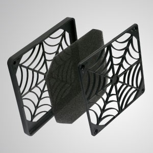 Ventilador de enfriador de 90 mm Filtro de plástico lavable a prueba de polvo - Este ventilador de plástico evita que el polvo toque las aspas del ventilador.