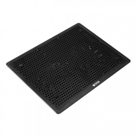 Uitgerust met twee 140mm-ventilatoren en een mesh-oppervlak, kan het de luchtstroom effectief versnellen om warmte over te dragen. Laat je laptop overal koel zijn.