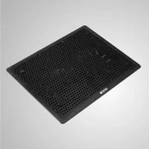 10" - 15" Laptop Koelpad met Ultra Slank Draagbaar USB-voeding - Uitgerust met twee indrukwekkende 140mm ventilatoren en een gaasoppervlak ontwerp, biedt deze koeler een sterke luchtstroom om een grote hoeveelheid warmte-efficiëntie te genereren.