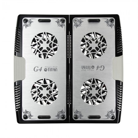 Equipped with four 70mm fan and aluminum surface, it can effectively accelerate airflow to dissipate heat