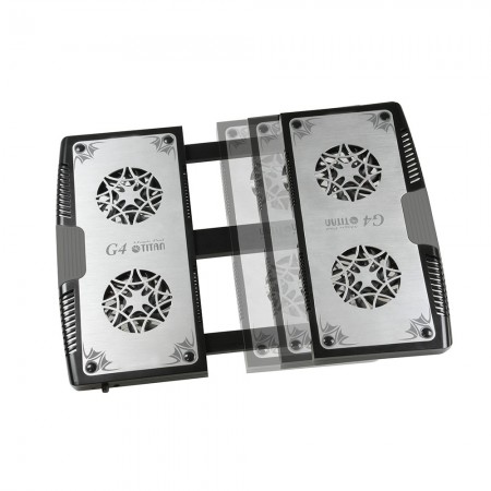 Special design of extendable mechanism. It can extend the size of cooling pad from 12