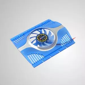 12V DC 3.5" HDD Cooler with 60mm Cooling Fan (Blue)