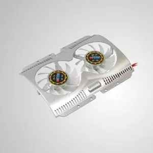 Refroidisseur de disque dur 3,5" 12V DC avec double ventilateur de refroidissement de 60 mm (argent) - Doté de deux ventilateurs silencieux de 60 mm intégrés, le refroidisseur de disque dur peut efficacement réduire la température du disque dur. Maintenir la stabilité et la fiabilité du système et améliorer l'efficacité de fonctionnement.