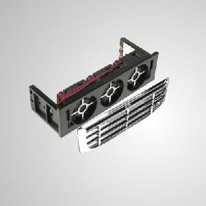 12V DC 5.25" HDD Mounting Cooling Kit Cooler with 3x 40mm Cooling Fan