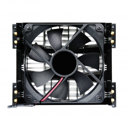 TITAN Refroidisseur de disque dur 3*5,25" avec ventilateurs de refroidissement, le super protecteur des données et du système.