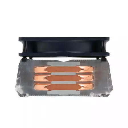 With 3 optimized U-shaped copper direct contact heat pipes to boost airflow and CPU heat dissipation.