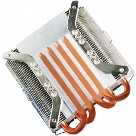 Con cuatro tubos de calor de contacto directo de 6 mm, transfiera significativamente el disipador de calor de la operación de la CPU, compatible con TDP de hasta 130W.