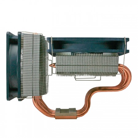 Con aletas combinadas laterales y descendentes, este enfriador de CPU proporciona la mejor circulación de aire. Aumentando enormemente la conductividad de la circulación de calor y el rendimiento de enfriamiento.