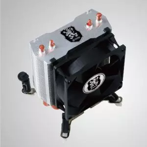 Enfriador de Aire para CPU Universal con 2 Tubos de Calor DC y Ventilador de 80mm / Sistema de Montaje para dos ventiladores / TDP 105W