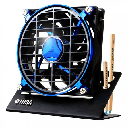 Adopta el estilo noble y elegante, combinando 4 colores encantadores diferentes y una base texturizada de metal para crear un ventilador sobresaliente, exquisito y único. Te permite tener un estilo llamativo pero discreto.