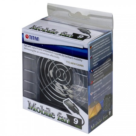 TITAN Mobile Kühlventilator Verpackung.