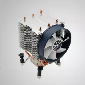 Refroidisseur universel pour CPU avec 3 caloducs à contact direct et ventilateur PWM de 90 mm / TDP 140W - Refroidisseur universel pour CPU avec deux caloducs de contact direct de 6 mm et un ventilateur PWM de 80 mm. Profil ultra-plat extrêmement mince pour différents boîtiers HTPC et boîtiers d'ordinateur.