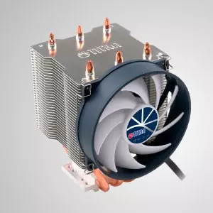 Universele CPU-luchtkoeler met 3 DC Heat Pipes en een 95mm 9-blade koelventilator / TDP 140W