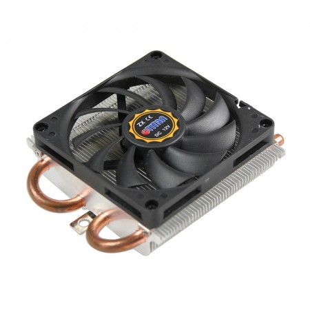 Uitgerust met koelvinnen met hoge dichtheid, koperen basis en 80mm stille koelventilator, kan deze CPU-koeler de warmteafvoer van de CPU versterken.