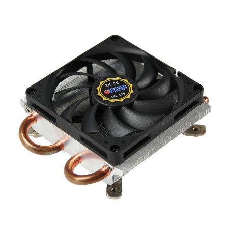 Uitgerust met koelvinnen met hoge dichtheid, koperen basis en 80mm stille koelventilator, kan deze CPU-koeler de warmteafvoer van de CPU versterken.