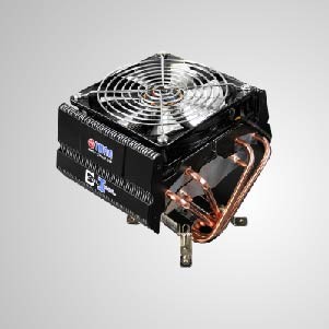 Refrigerador de aire para CPU universal con 6 tubos de calor de contacto directo y ventilador de enfriamiento de 120 mm / TDP 160W