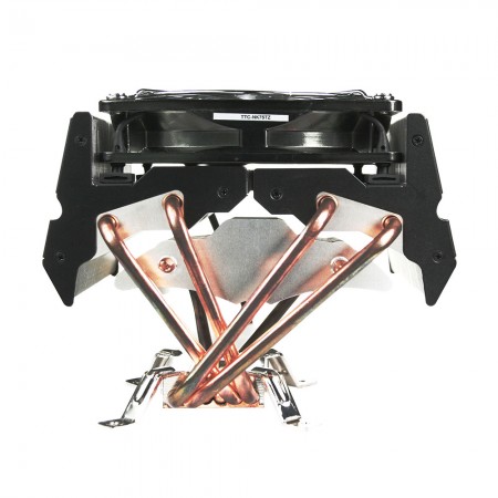 Mit reiner Kupferbasis, Aluminiumrippen, 6 optimierten direkten Heatpipes und einem 120mm PWM leisen Lüfter kann die Wärmeableitung beschleunigt werden.