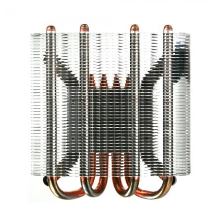 La technologie de contact direct améliore le flux d'air et le refroidissement du dissipateur thermique.