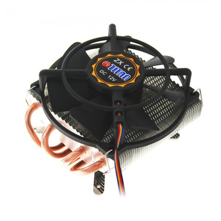 Bu CPU soğutucu, maksimum ısı iletimi için dört 6mm doğrudan temaslı ısı borularına sahip 65mm düşük yüksekliktedir.
