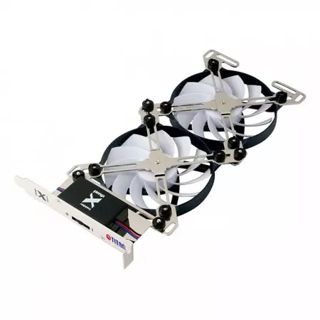 Uniek dubbel X-houderontwerp om meerdere opties te bieden voor ventilatorformaten van 60 mm tot 90 mm.