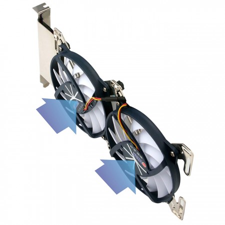 Het kan worden aangepast aan dubbele koelventilatoren met zowel zijwaartse luchtstroom, waardoor de warmtegeleiding wordt verbeterd.