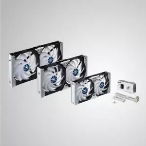 12V DC Çok Amaçlı Raf Montajı Havalandırma Soğutma Buzdolabı Fanı