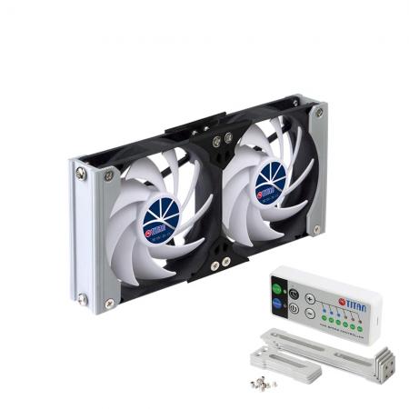 This is a multi-purpose rack mount cooling venitlation fan with manual and auto temperature speed controller. The fan is suitable for fridge fan in moterhome or cabinet ventilation.