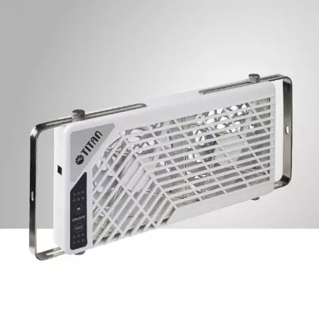 Ventilateur de fenêtre de toit de camping-car avec flux d'air réversible et télécommande