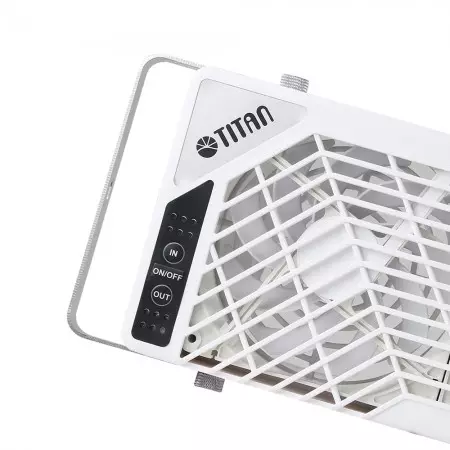Avec un panneau sans paliers du ventilateur et un réglage de vitesse à 6 niveaux, il est facile de changer la direction du flux, d'aspirer de l'air frais ou de l'évacuer, et de sélectionner la vitesse de confort selon votre volonté. Vous permet de transférer rapidement la chaleur et de ventiler la circulation.