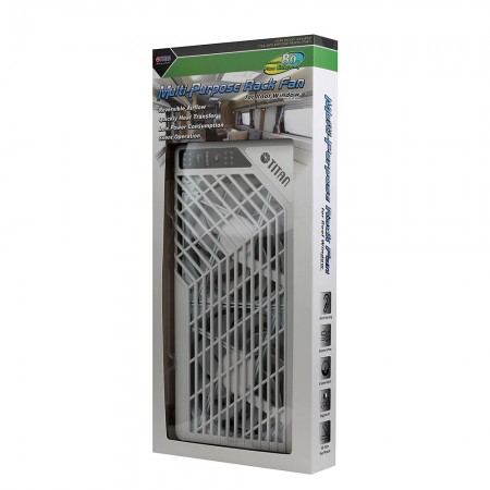 TITAN Ensemble de ventilateur de toit 12V