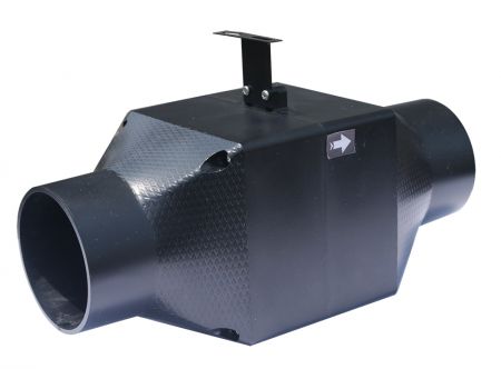 12V DC Inline-Lüfter mit IP55-Schutzart zum Heizen/Kühlen