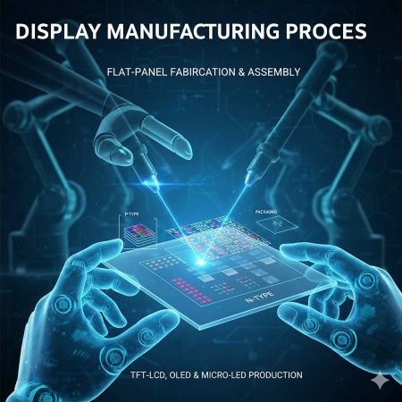 面板顯示器製程 - TFT-LCD、OLED、Micro-LED 與車載等面板顯示技術