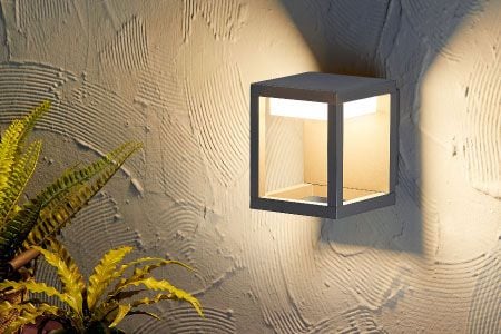 Lámpara de pared exterior LED Linterna Aplique