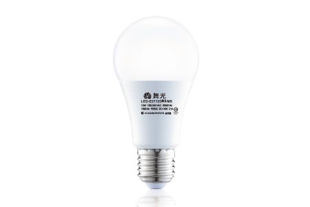 LED Microwave-Sensing Bulb Light 12W Warm White - LED Microwave-Sensing Bulb Light 12W Warm White