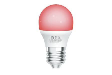 LED Full-Color Bulb 3W Red - LED Full-Color Bulb 3W Red