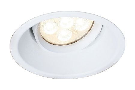 مصباح LED Downlight Anti-Glare MR16 زاوية قابلة للتعديل قطر القطع Ø75 مم 6 واط/8 واط ضوء نهاري