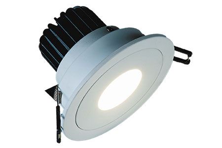 Downlight LED Fabricado em Taiwan R9>50 Ajustável Corte Ø95mm 12W Quente - Downlight LED Feito em Taiwan R9>50 Corte Ajustável Ø95mm 12W Quente