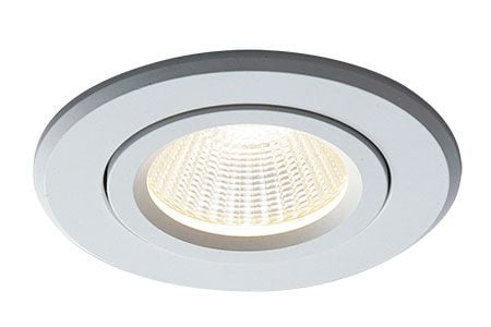 LED Downlight Fabricado em Taiwan R9>50 Corte Ajustável Ø70 mm 9W Natural