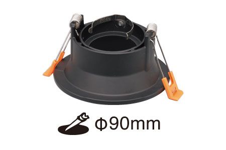 Dibujo del Downlight LED LED-9RE002-BK