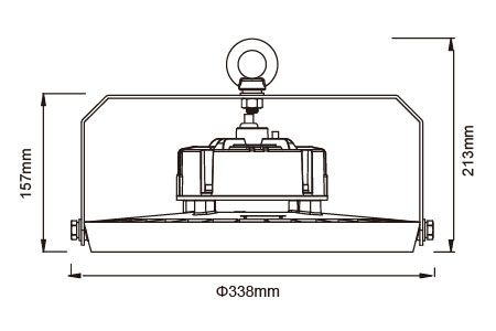 Dibujo de Luz de Alta Bahía LED LED-HBUN150D