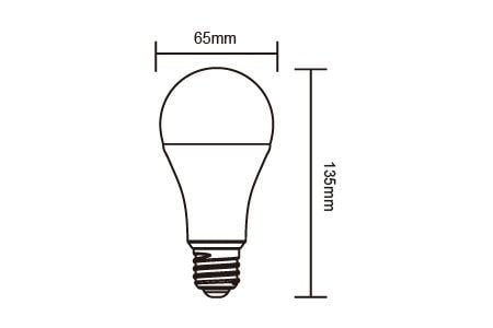 مصباح LED سكني LED-E2716NR9 رسم