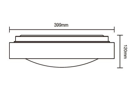 Desenho da Luz de Teto LED LED-CE30DMR3-GD