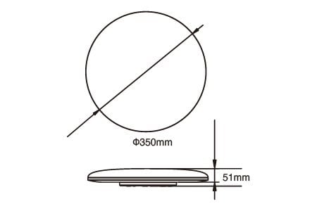 LED Ceiling Light LED-CEN30WR1