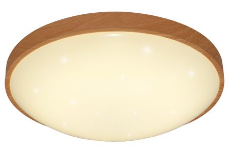 LED Elegant Japanese Style Ceiling Light 50W Oak Wood Grain - LED Elegant Japanese Style Ceiling Light 50W Oak Wood Grain