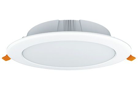 Downlight LED com Sensor de Micro-ondas Ø90mm 8W Luz do Dia - Downlight LED com Sensor de Micro-ondas Ø90mm 8W Luz do Dia