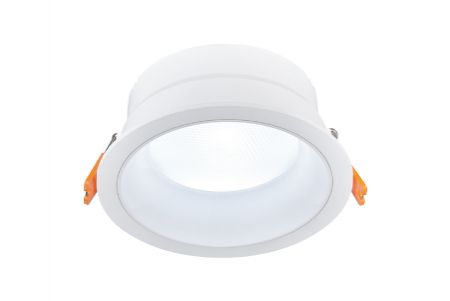 Downlight LED Anti-éblouissement RA90 Découpe Ø120 mm 12W Blanc chaud - Downlight LED Anti-éblouissement RA90 Découpe Ø120 mm 12W Blanc chaud