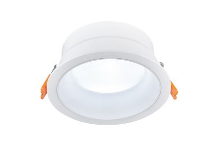 Downlight LED Anti-Ofuscante RA90 Recorte Ø120 mm 12W Branco Quente - Downlight LED Anti-Ofuscante RA90 Recorte Ø120 mm 12W Branco Quente
