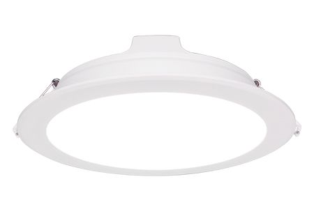 Downlight com Sensor de Micro-ondas LED Ø150mm 16W Branco Quente - Downlight com Sensor de Micro-ondas LED Ø150mm 16W Branco Quente